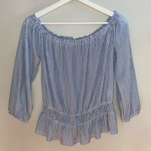 Off the shoulder blouse